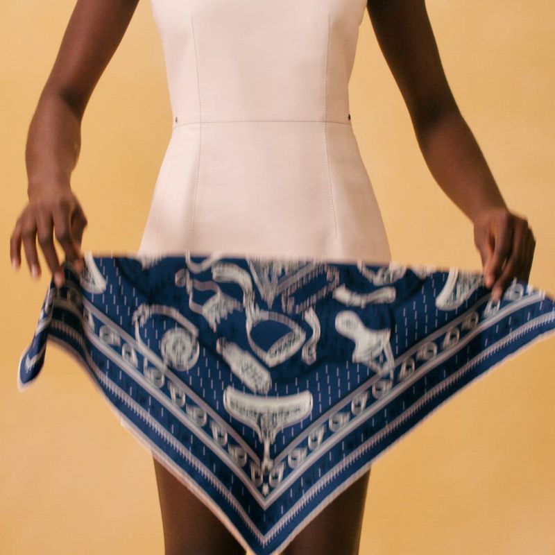 Etriers Remix bandana 55 | Hermès USA